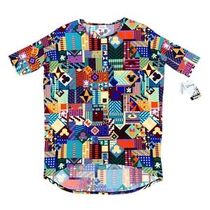 Disney LuLaRoe Shirt‎ Womens Small Tunic Minnie Mouse Lounge Studio Workout Gym